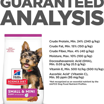 Hill's Science Diet Puppy Small Paws Dry Dog Food 1.5kg