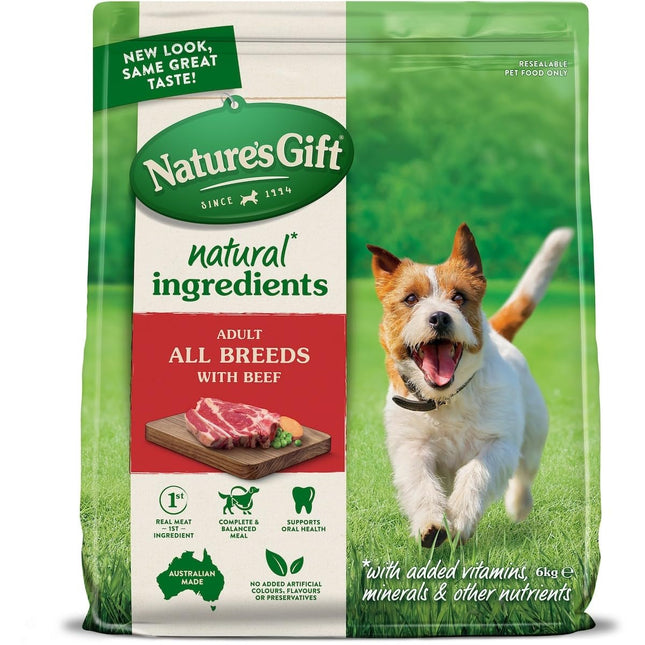 Nature's Gift Adult Dry Dog Food, Chicken & Fish 2.5kg - 100% Complete & Balanced Nutrition, Supports Digestion, Immunity & Skin Health
