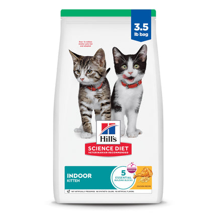 Hill's Science Diet Kitten Indoor Cat Dry Food, 3.17 kg