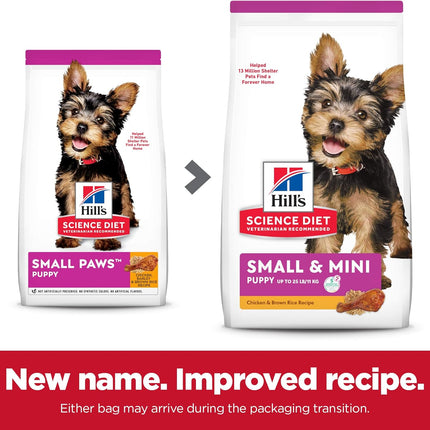 Hill's Science Diet Puppy Small Paws Dry Dog Food 1.5kg