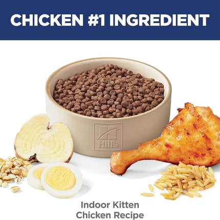 Hill's Science Diet Kitten Indoor Cat Dry Food, 3.17 kg