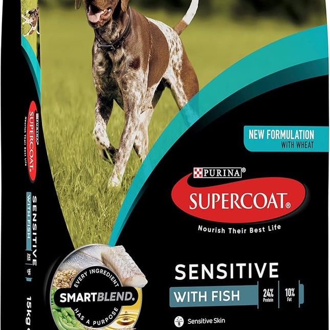 SUPERCOAT SMARTBLEND Adult Dry Dog Food Fish 15kg