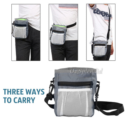 Dog Treat Training Pouch Pet Training Bag Large Capacity Puppy Snack Waist Bags
