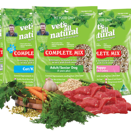 Vets All Natural Complete Mix Muesli for Fresh Meat for Adult & Senior Dogs -5kg