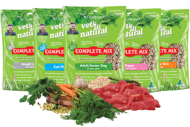 Vets All Natural Complete Mix Muesli for Fresh Meat for Adult & Senior Dogs -5kg