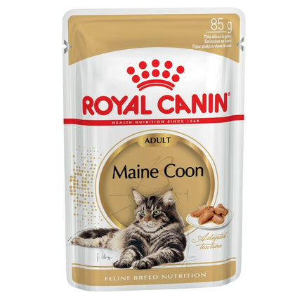 Royal Canin Adult Maine Coon in Gravy Wet Cat Food 12x85g