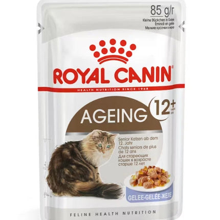 Royal Canin Senior Ageing 12+ in Jelly Wet Cat Food 12 x 85g