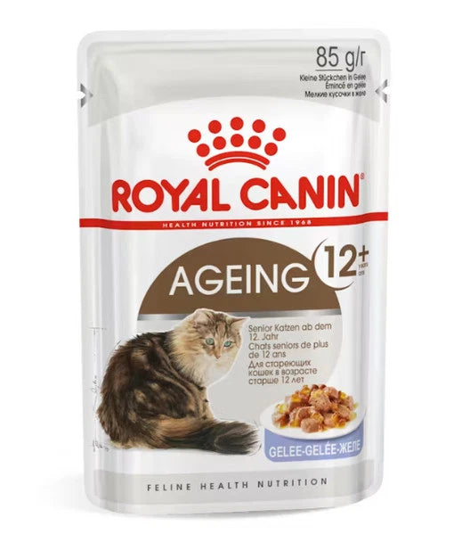 Royal Canin Senior Ageing 12+ in Jelly Wet Cat Food 12 x 85g
