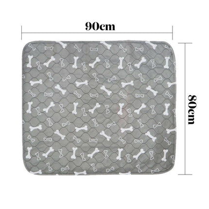 Washable Pet Dog Cat Bed Pee Pads Cushion Absorbent Mat Reusable Training Wee AU