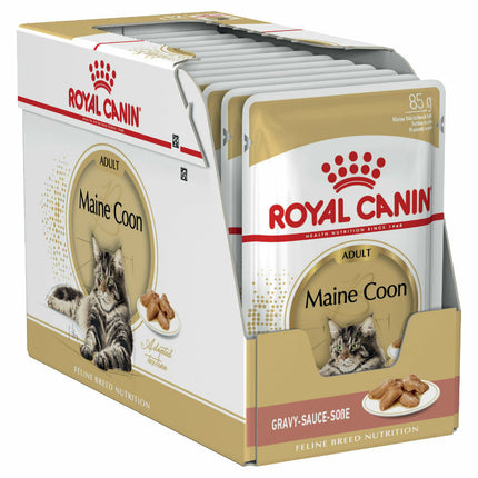 Royal Canin Adult Maine Coon in Gravy Wet Cat Food 12x85g