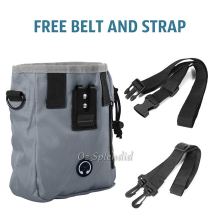 Dog Treat Training Pouch Pet Training Bag Large Capacity Puppy Snack Waist Bags